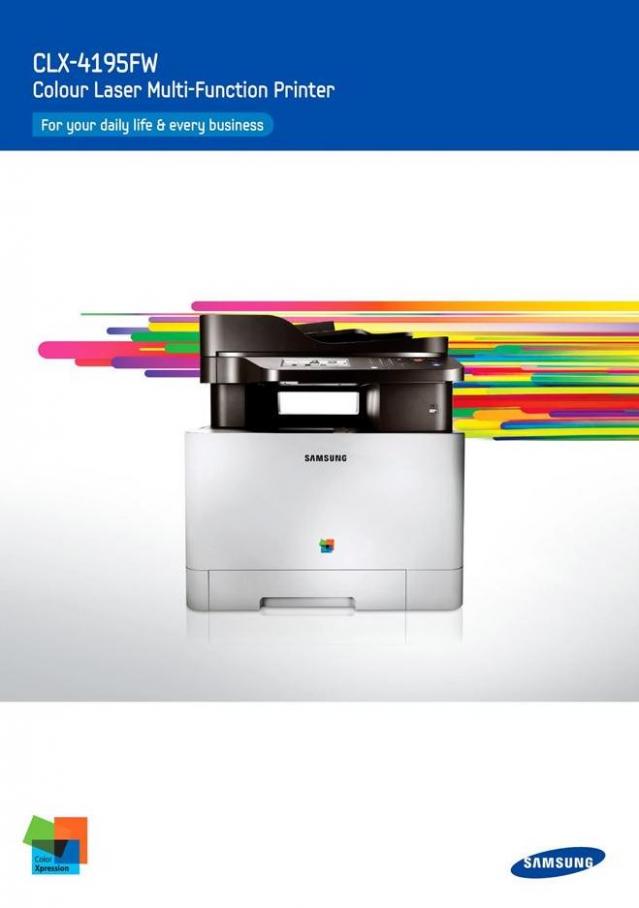 CLX-4195FW Printer . Samsung (2019-10-03-2019-10-03)