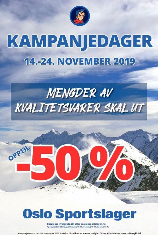 OSLO SPORTSLAGER Kundeavis . Oslo Sportslager (2019-11-24-2019-11-24)
