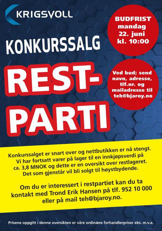 Restparti . Krigsvoll (2020-06-30-2020-06-30)