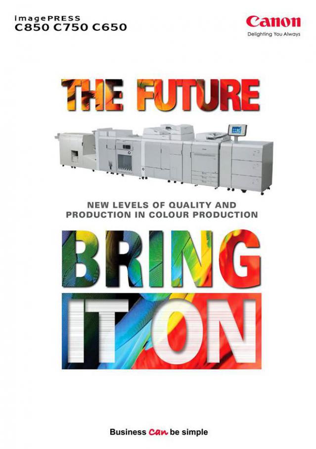 C850 Production Printing System . Canon (2020-09-06-2020-09-06)