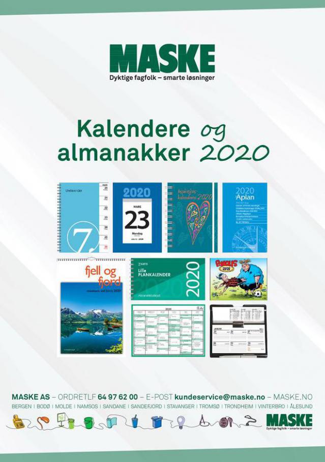 Kalendere 2020 . Maske (2020-12-31-2020-12-31)