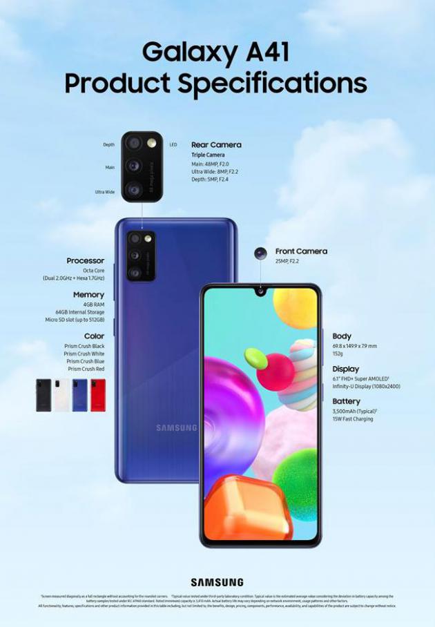 Samsung Galaxy A41 . Samsung (2020-12-28-2020-12-28)