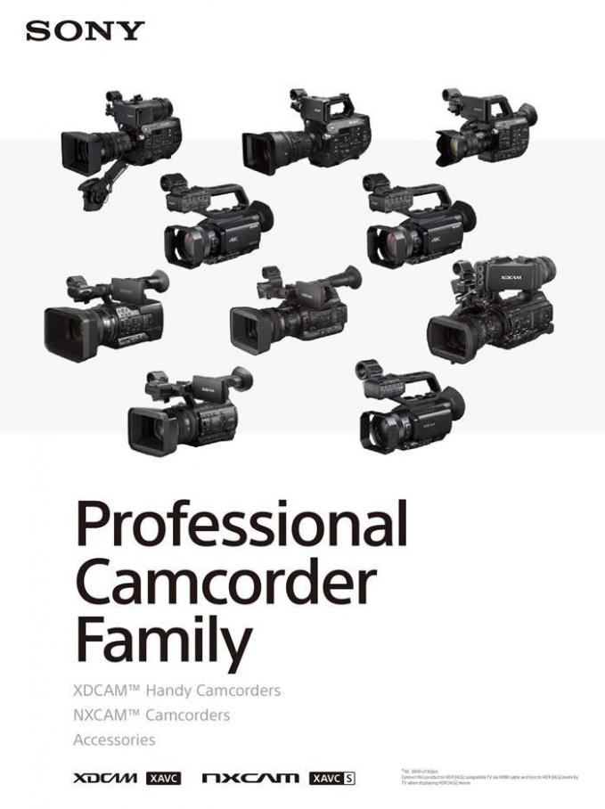 Professional Camcorder Family . Sony (2020-12-06-2020-12-06)