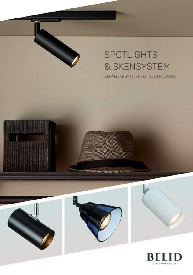 Spotlights & skensystem . Belid (2020-12-31-2020-12-31)