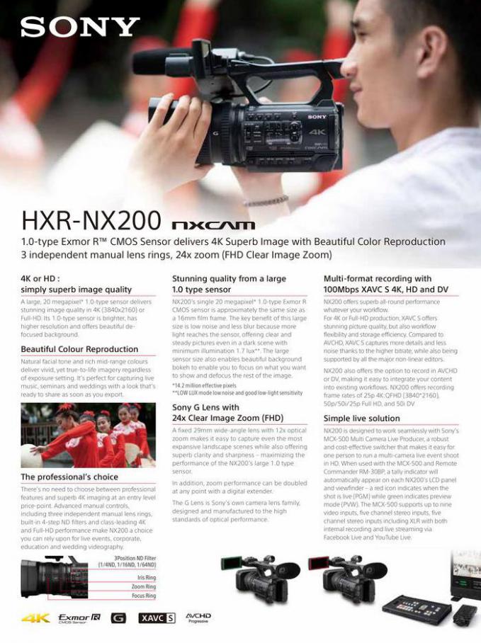 Sony HXR-NX200 . Sony (2021-08-31-2021-08-31)
