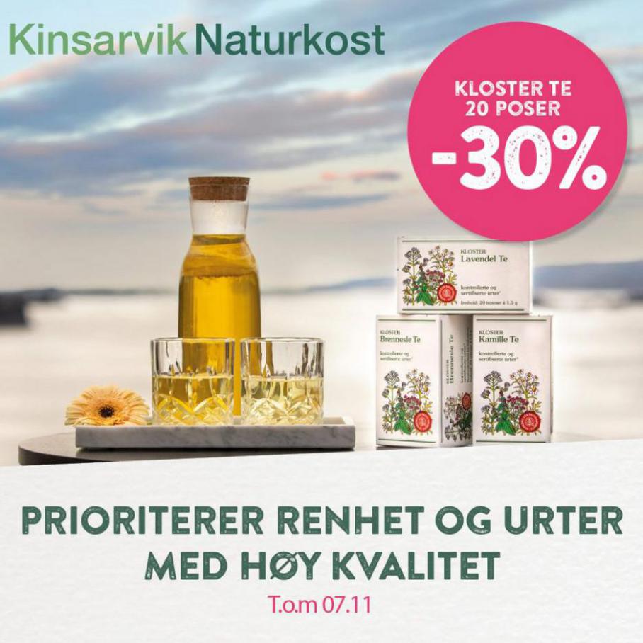 Tilbud. Kinsarvik naturkost (2021-11-07-2021-11-07)