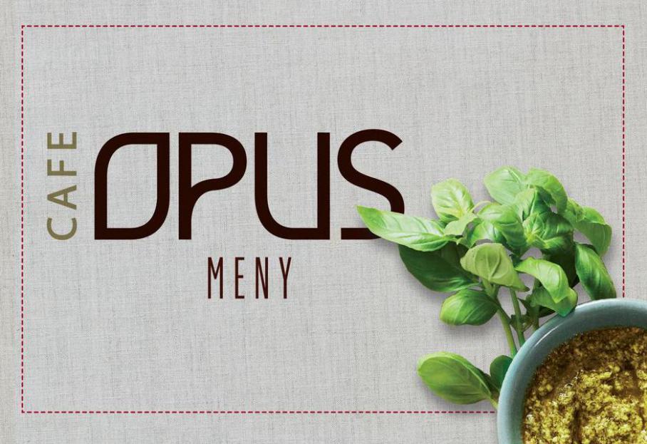 Meny. Cafe Opus (2022-03-31-2022-03-31)