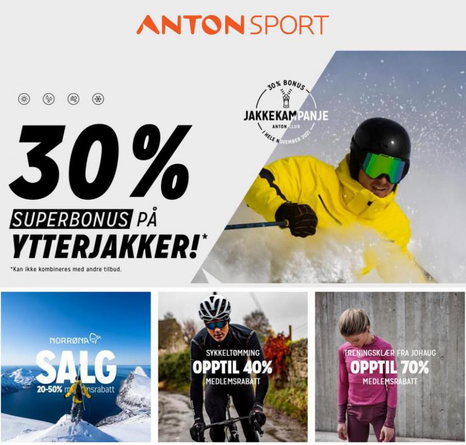 30% Superbonus På Ytterjakker!. Anton Sport (2021-11-24-2021-11-24)