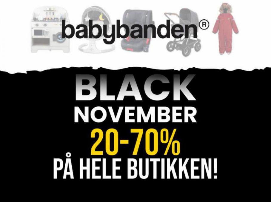 Endelig! Black November! 20-70% på hele butikken!. babybanden (2021-11-30-2021-11-30)