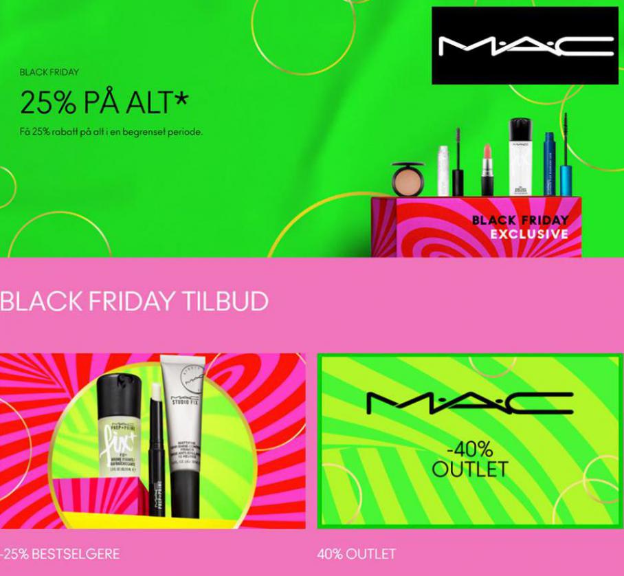 MAC Cosmetics - Black Friday Tilbud. MAC Cosmetics (2021-11-28-2021-11-28)