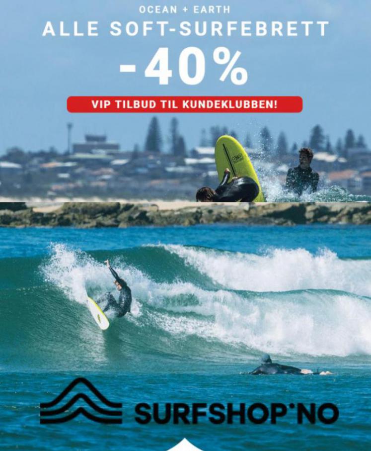 VIP TILBUD: -40% PÅ ALLE O&E SOFT-SURFEBRETT. Surfshop (2021-11-21-2021-11-21)