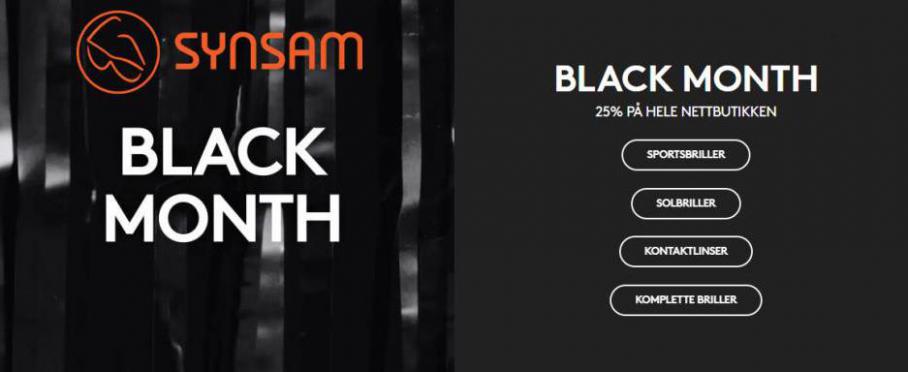 Black Month. Synsam (2021-11-30-2021-11-30)