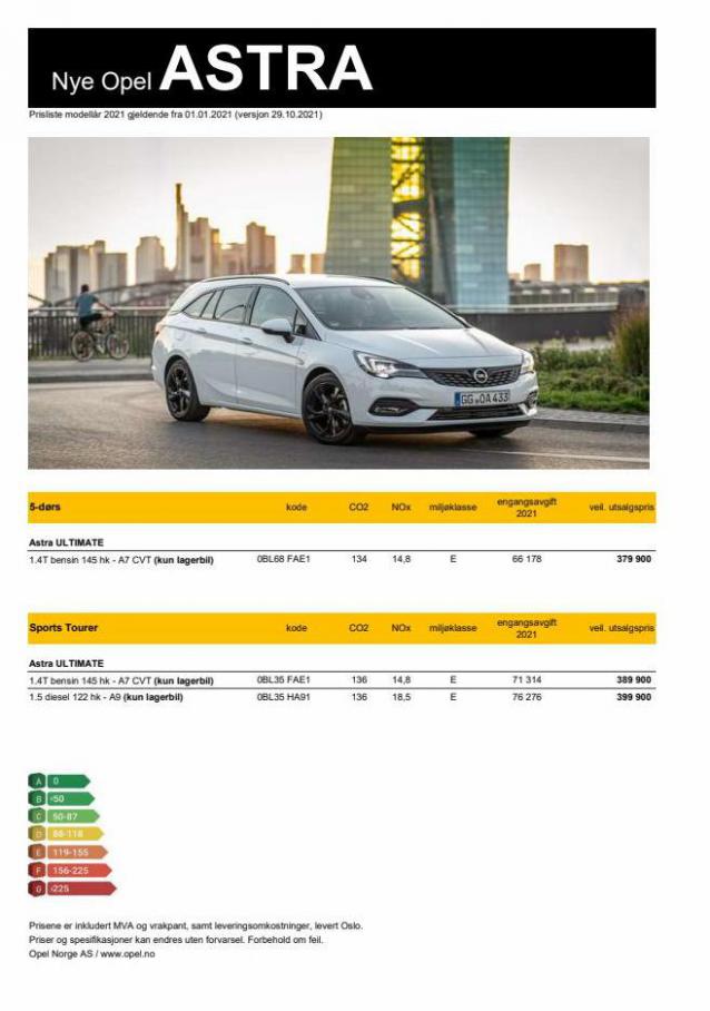 Opel - Nye Astra 5-d. Opel (2022-11-11-2022-11-11)