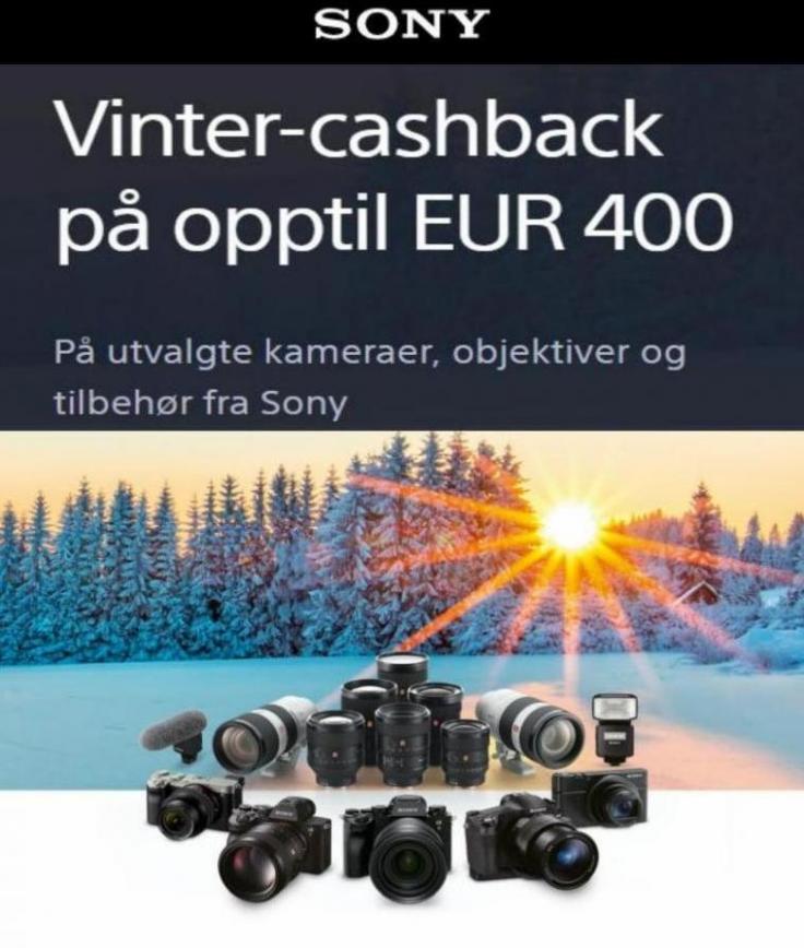 Sony Vinter-Cashback. Sony (2022-01-15-2022-01-15)
