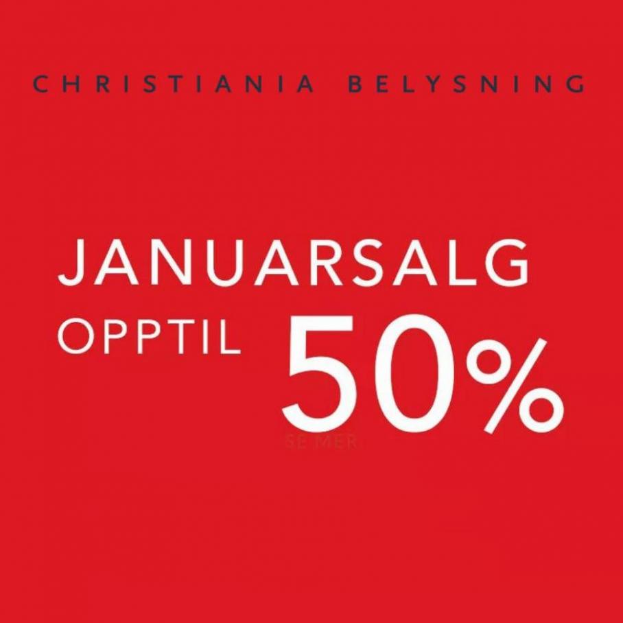 Januarsalg!. Christiania Belysning (2022-01-19-2022-01-19)