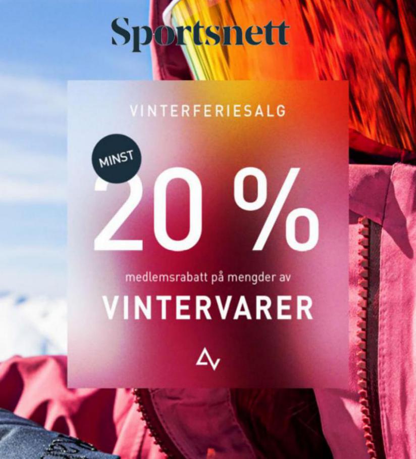 VINTERSALG 20%. Sportsnett (2022-03-03-2022-03-03)