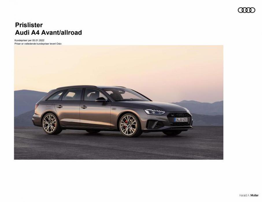Prisliste Audi A4. Audi (2022-07-15-2022-07-15)