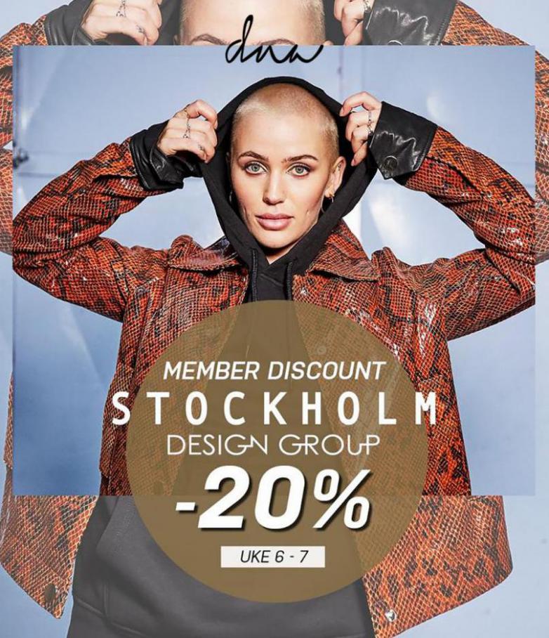 KUNDEKLUBBTILBUD  -20 % på alt fra Stockholm Design Group. Dna Shoes (2022-02-20-2022-02-20)