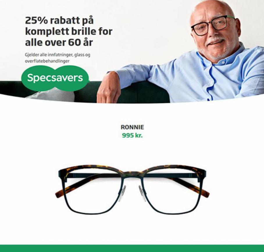 25% rabatt på komplett brille for alle over 60 år. Specsavers (2022-02-20-2022-02-20)