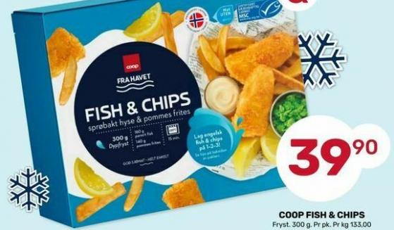 Coop fish & chips, Coop Marked februar 2022 | Aktuelle kundeaviser