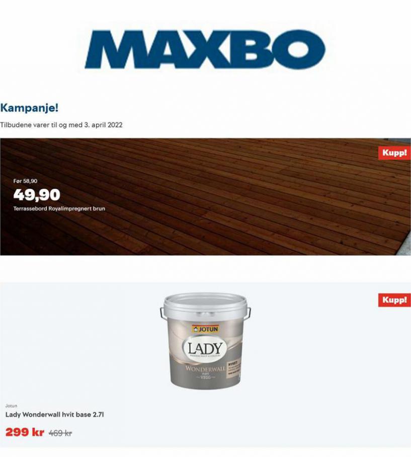 Kampanje!. Maxbo (2022-04-03-2022-04-03)