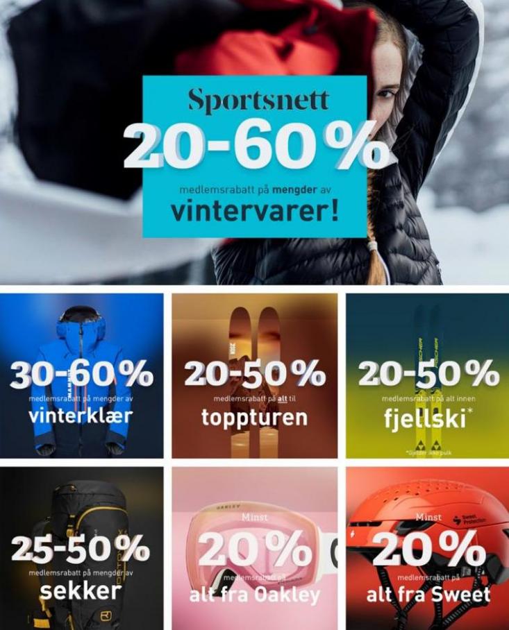 Sesongsalg 20%-60%. Sportsnett (2022-04-10-2022-04-10)