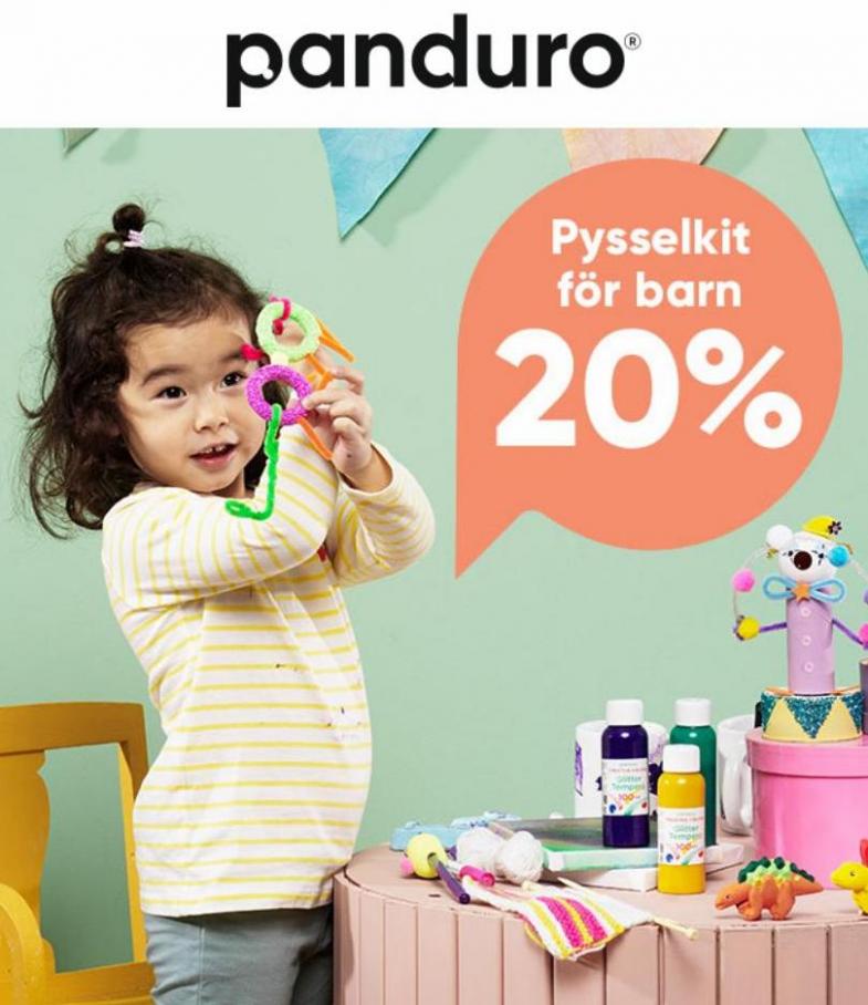 Pysselkit för barn – 20% rabatt. Panduro (2022-05-05-2022-05-05)