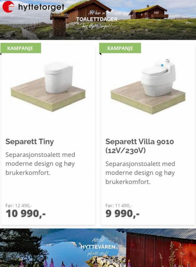 Toalettdager - Gode tilbud!. Hyttetorget (2022-06-09-2022-06-09)