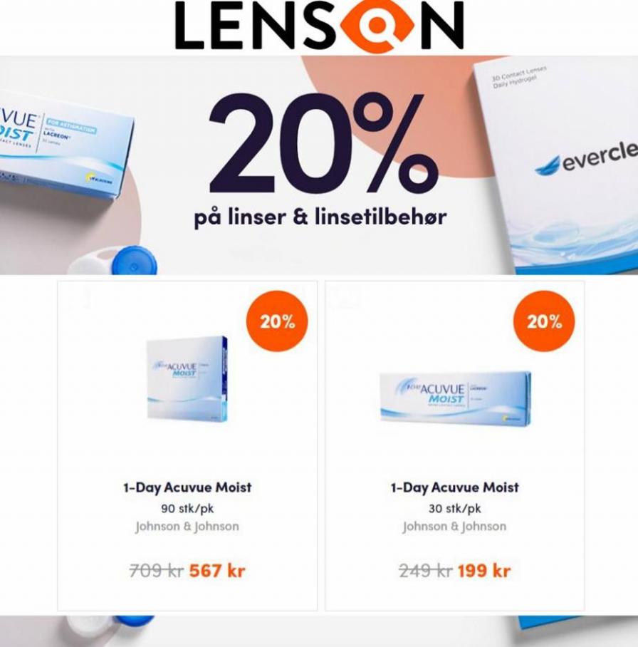Kontaktlinser Oppti 20% Rabatt. Lenson (2022-05-17-2022-05-17)
