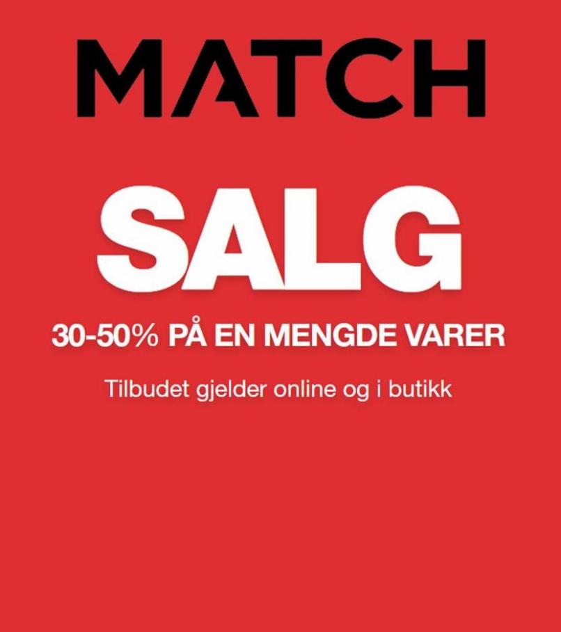 30-50% PÅ EN MENGDE VARER!. Match (2022-07-13-2022-07-13)