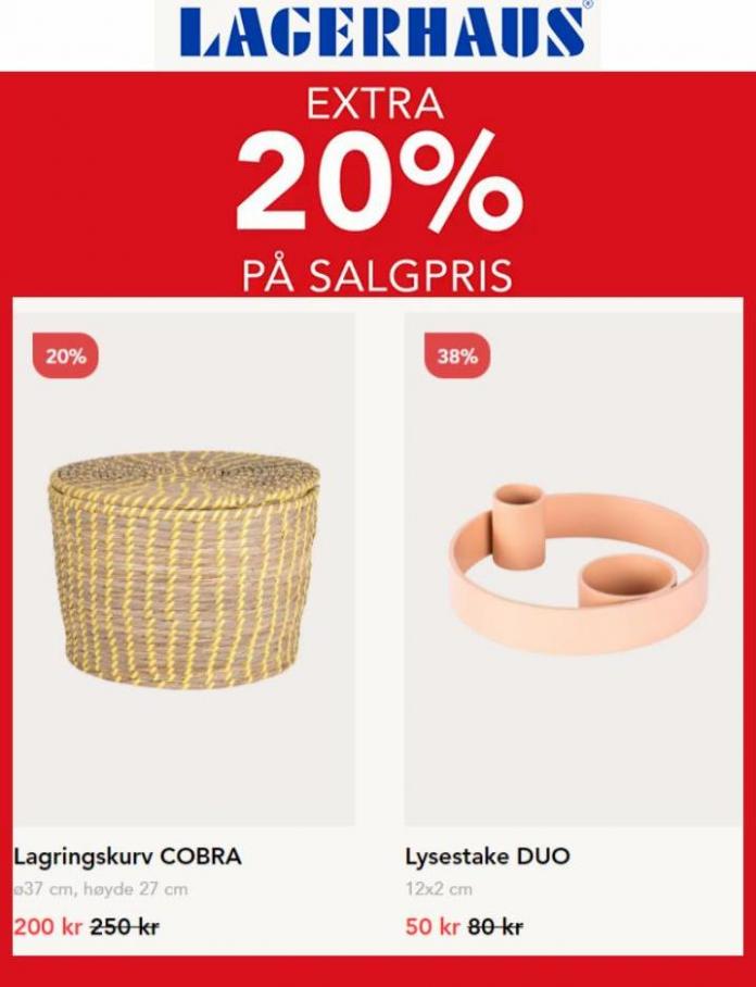 Salg Extra 20% Rabatt!. Lagerhaus (2022-08-01-2022-08-01)