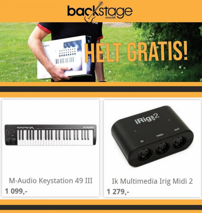 Backstage Musikk produkt!. Backstage Musikk (2022-08-02-2022-08-02)