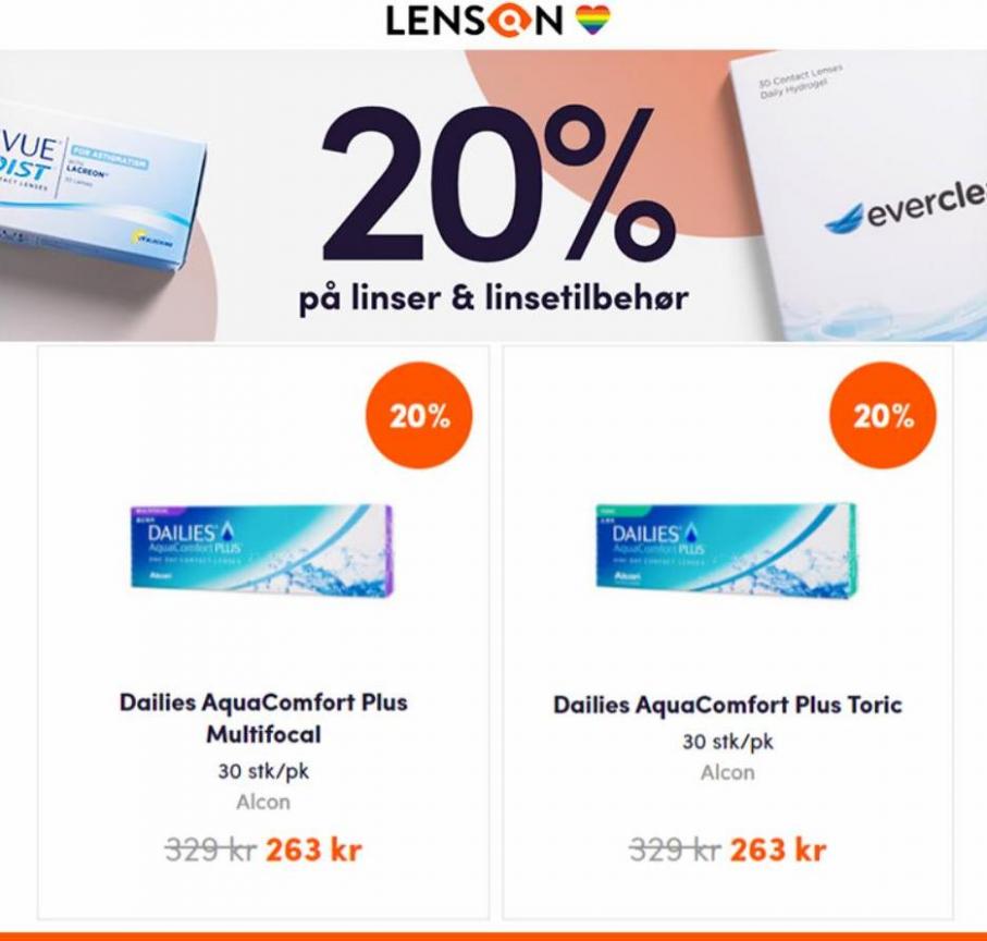 Kontaktlinser Oppti 20% Rabatt!. Lenson (2022-07-31-2022-07-31)