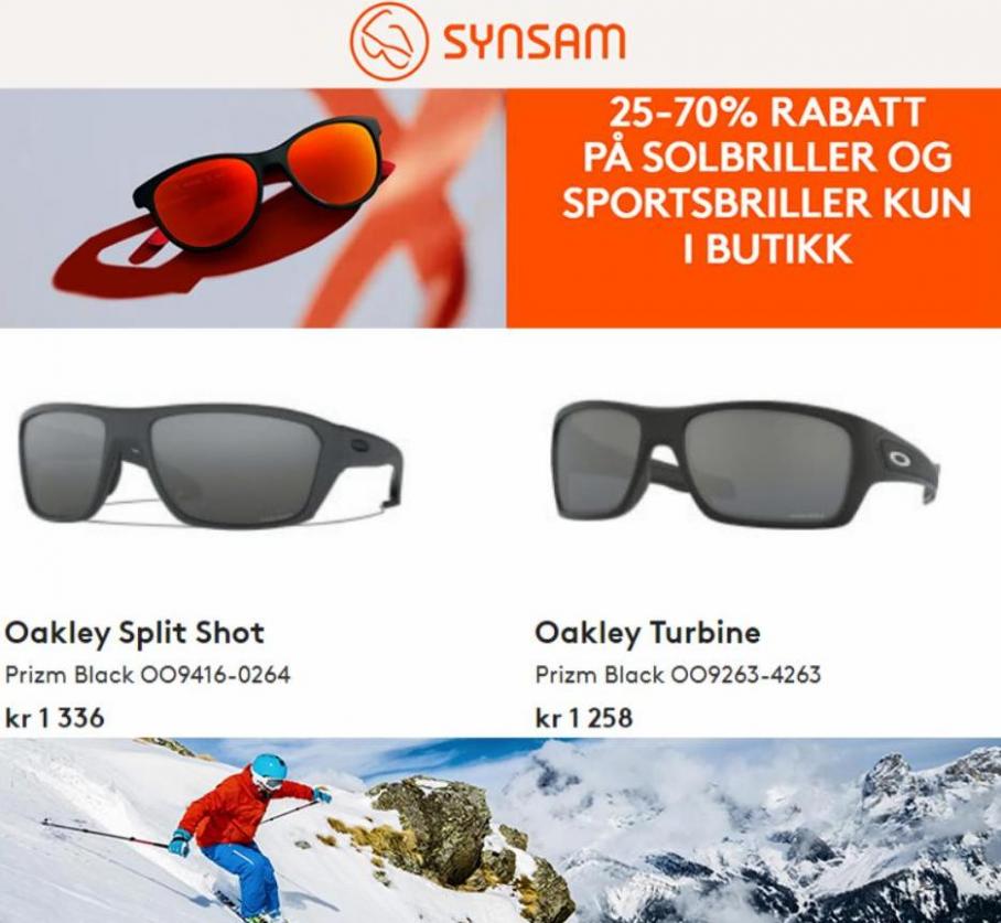 Salg sportsbriller alpinski!. Synsam (2022-08-08-2022-08-08)