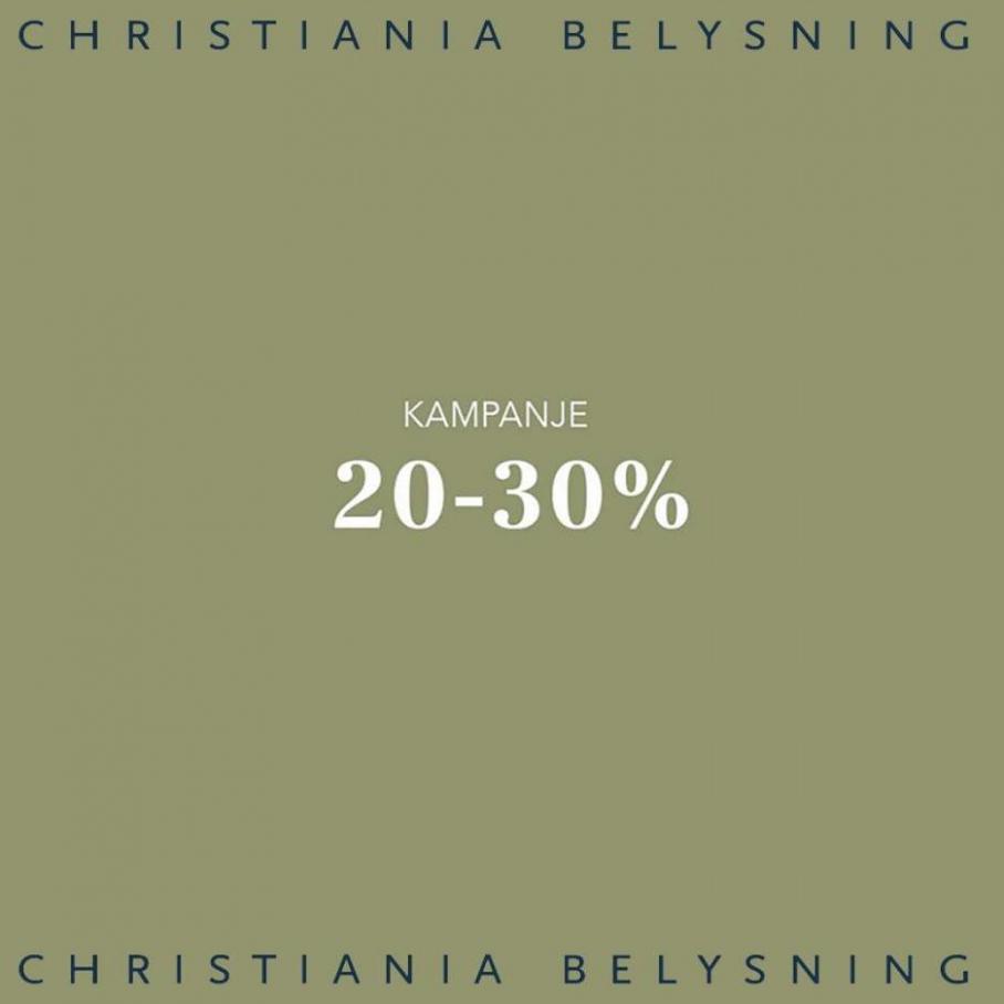 Kampanje 20-30%!. Christiania Belysning (2022-08-19-2022-08-19)
