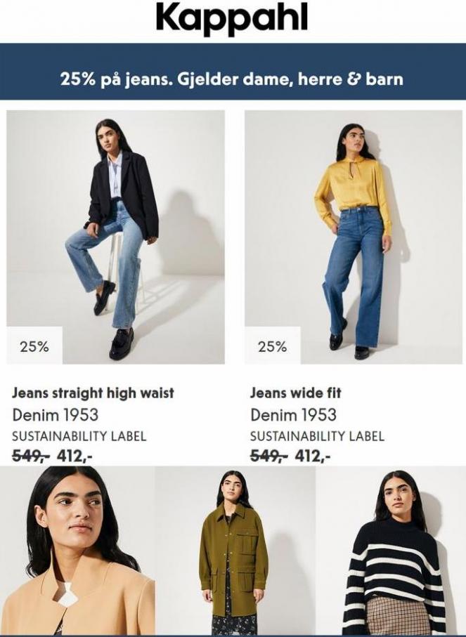 25% på jeans!. KappAhl (2022-09-07-2022-09-07)