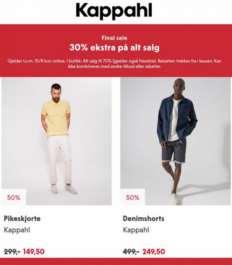 30% ekstra på alt salg!. KappAhl (2022-08-15-2022-08-15)