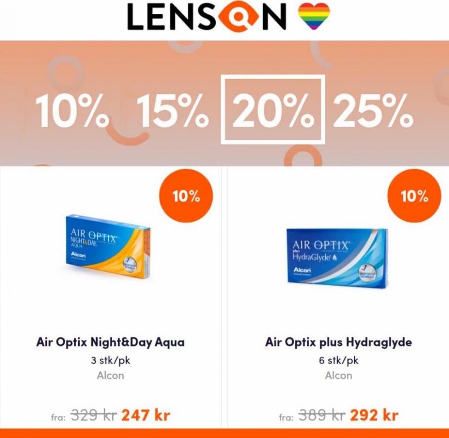 Kontaktlinser -25%!. Lenson (2022-08-18-2022-08-18)