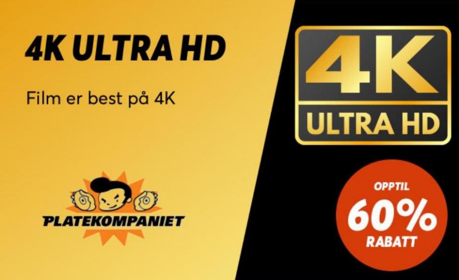 4K Ultra HD-opptil 60% rabatt!. Platekompaniet (2022-08-23-2022-08-23)