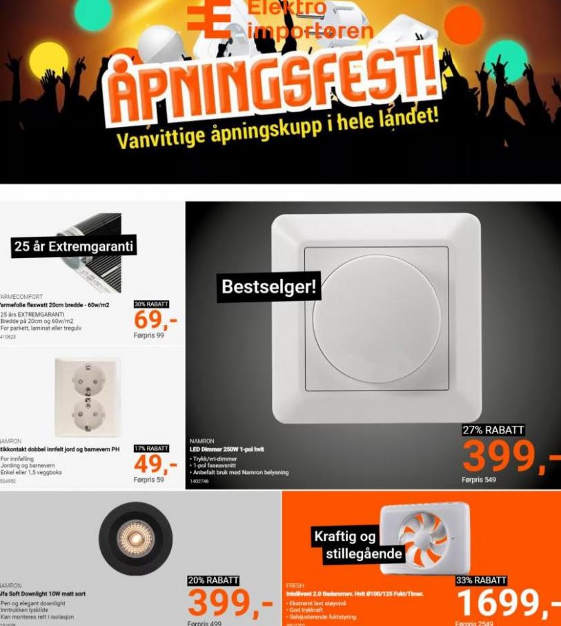 Apningsfest!. Elektroimportøren (2022-08-31-2022-08-31)