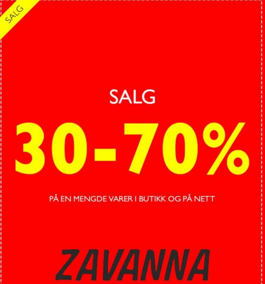 Salg 30-70% Zavanna!. Zavanna (2022-08-15-2022-08-15)