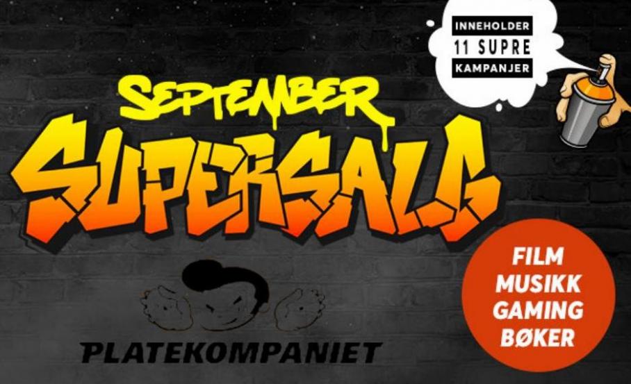 September Supersalg starter nå!. Platekompaniet (2022-09-15-2022-09-15)