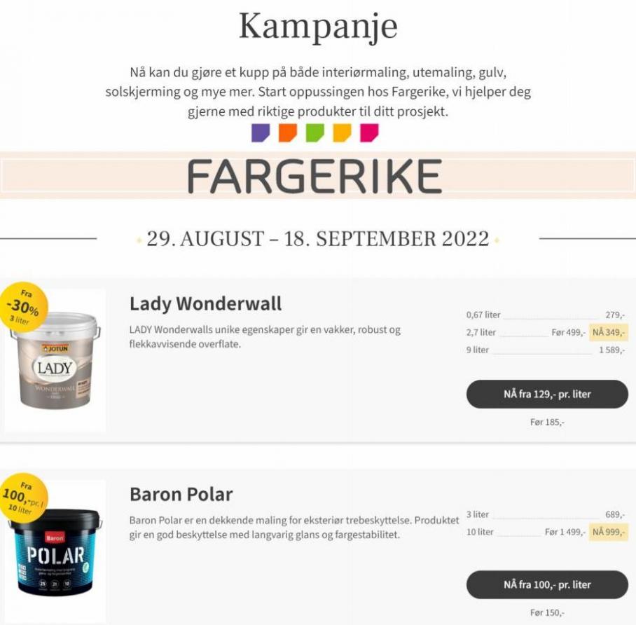 Kampanje Fargerike!. Fargerike (2022-09-18-2022-09-18)