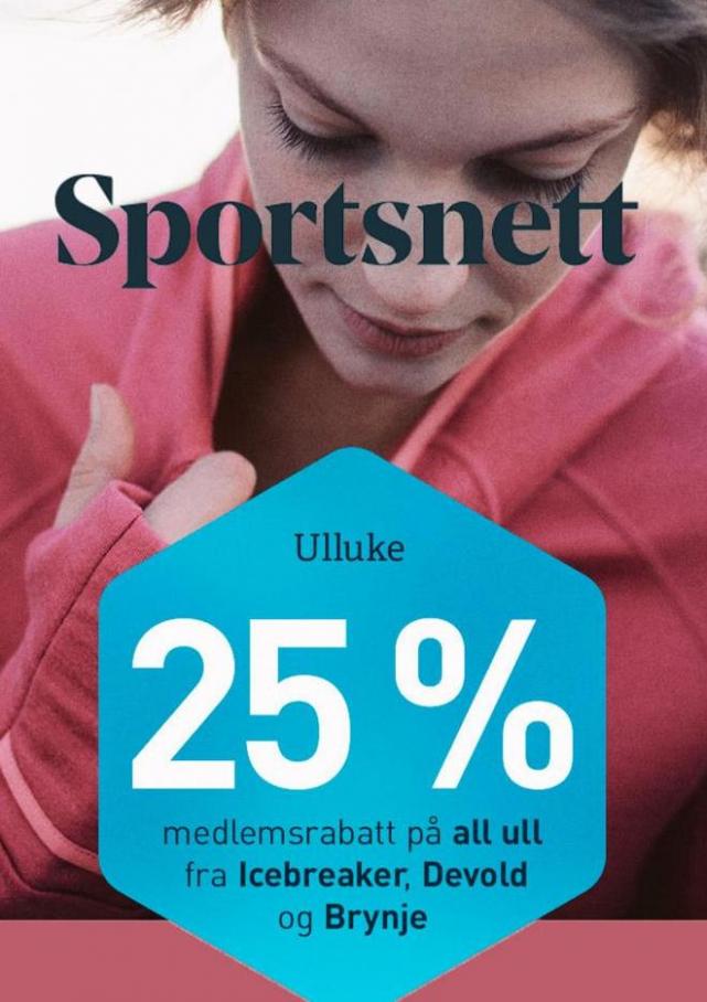 Sportsnett Medlemstilbud -25%!. Sportsnett (2022-11-08-2022-11-08)