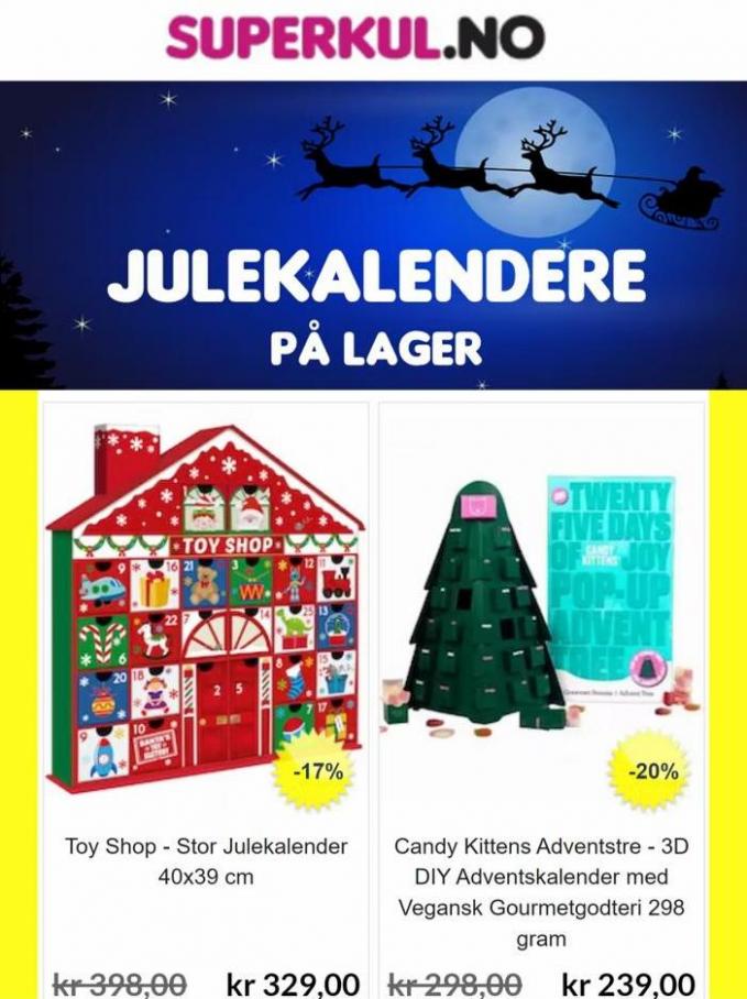 Julekalendere PÅ Lager!. Superkul (2022-12-16-2022-12-16)