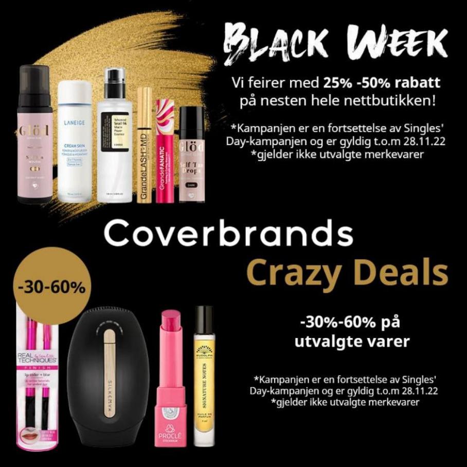 Black Week 25%- 50% rabatt!. Coverbrands (2022-11-28-2022-11-28)
