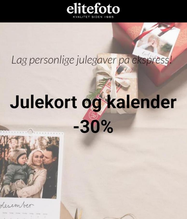 Julekort og kalender -30%!. Elite Foto (2022-11-30-2022-11-30)