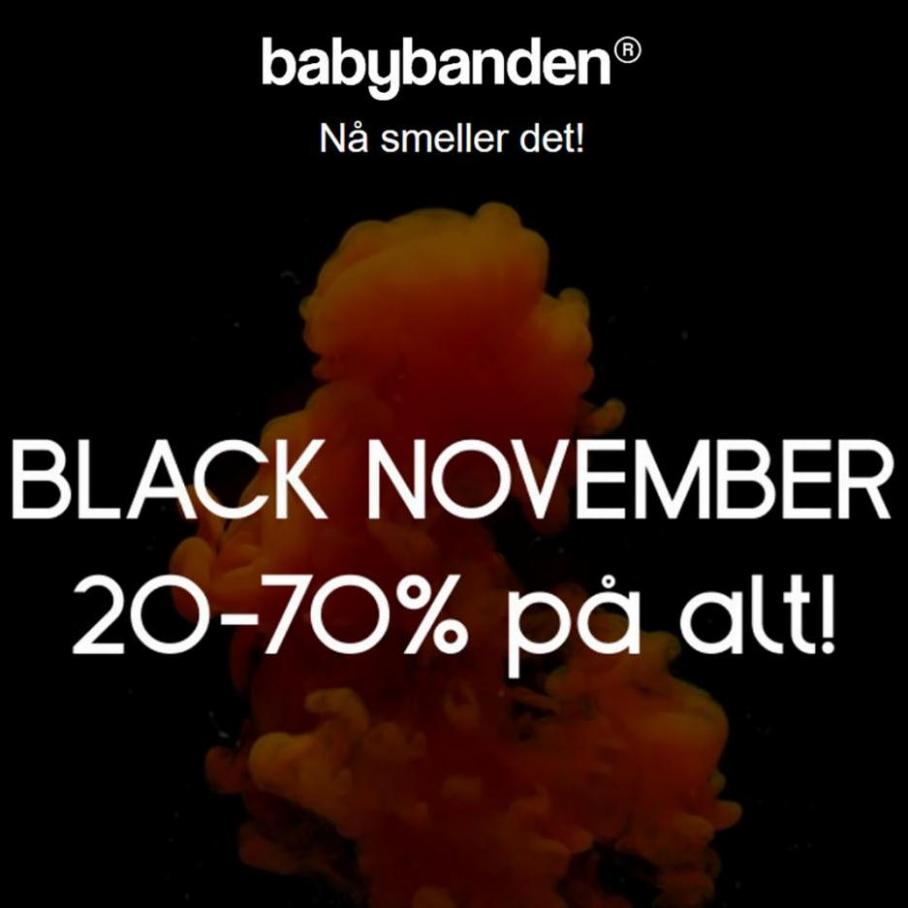 Black november 20-70% på !. babybanden (2022-11-22-2022-11-22)