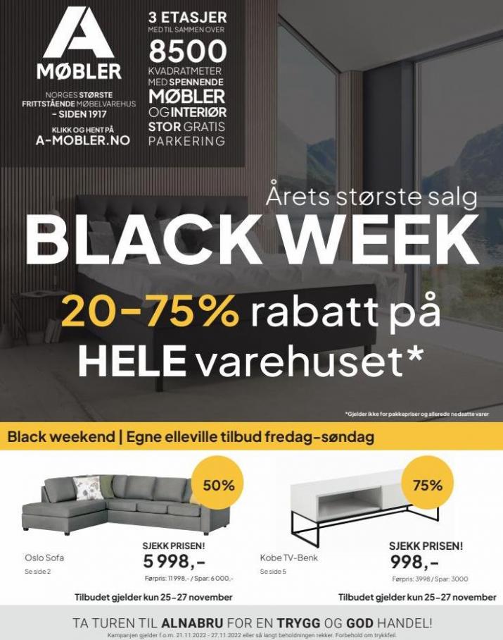 A-Møbler Black Week!. A-Møbler (2022-11-27-2022-11-27)