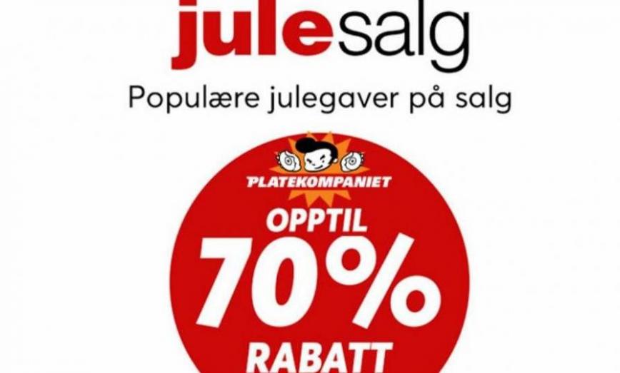 Julesalg Opptil 70% Rabatt!. Platekompaniet (2022-12-24-2022-12-24)